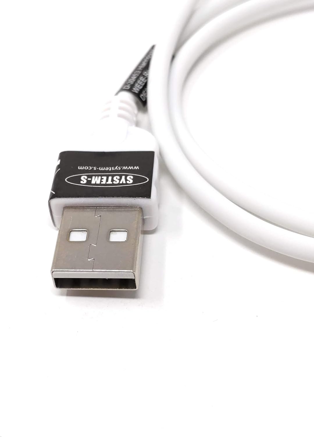 System-S Micro USB Kabel 20 cm Stecker 90° Rechts Gewinkelt zu Typ A Stecker