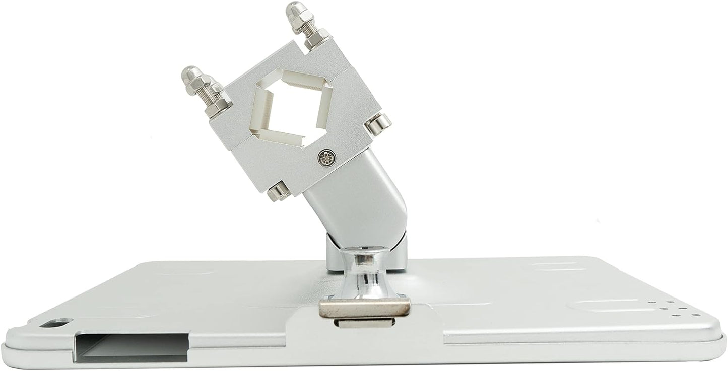 SYSTEM-S stangarhaldari með lásfestingu úr málmi fyrir iPad 9.7" (2018) A1673 A1674 A1675 A1893 A1954 A1822 A1823 A1474 A1475 A1476 A1566 A1567 Air 1 2