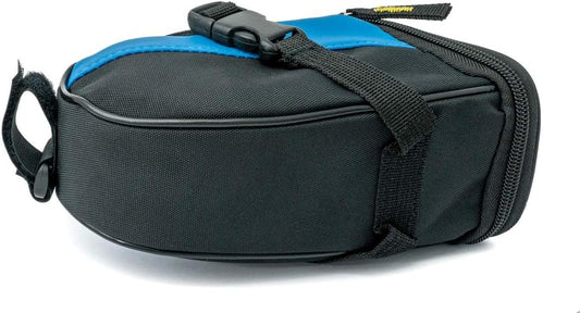 SYSTEM-S Fahrrad Sattel Tasche Halterung Befestigung wasserfest in Dunkelblau