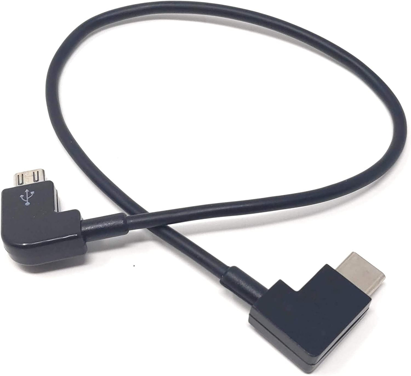 Micro USB í 3.1 Type C vinklaður snúra, 30 cm, fyrir Bosch Intuvia rafhjól