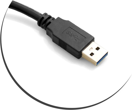 SYSTEM-S USB 3.0 A (karlkyns) í Micro USB 3.0 (karlkyns) snúra sem hallar upp á við, 90 gráðu horn, 120 cm hraðvirk gagnasnúra, hleðslusnúra með lásskrúfu.