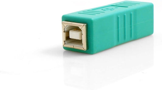 SYSTEM-S USB tegund B inntak í USB tegund B inntak millistykki snúru millistykki tengi grænt