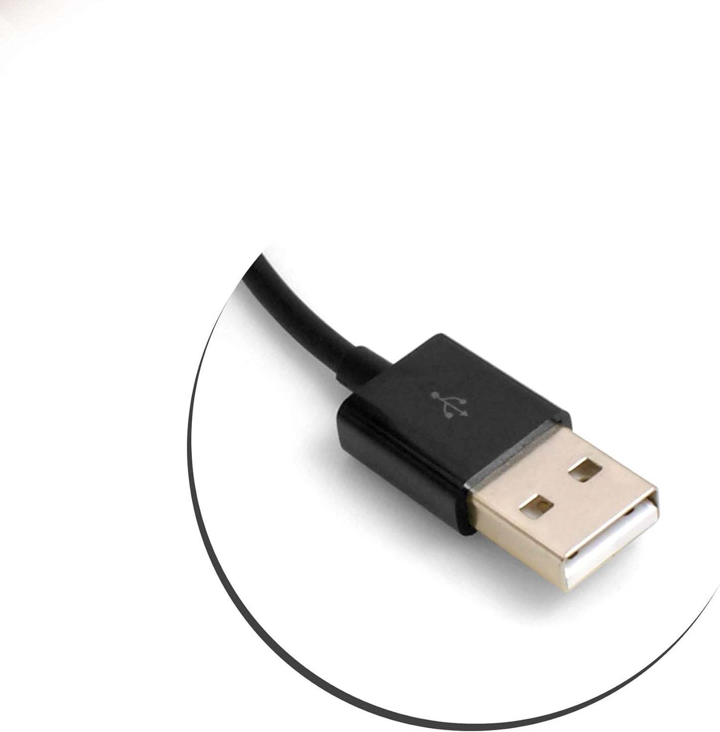 System-S USB 3.1 Type C snúra með hornréttri tengingu við USB A 2.0, 200 cm