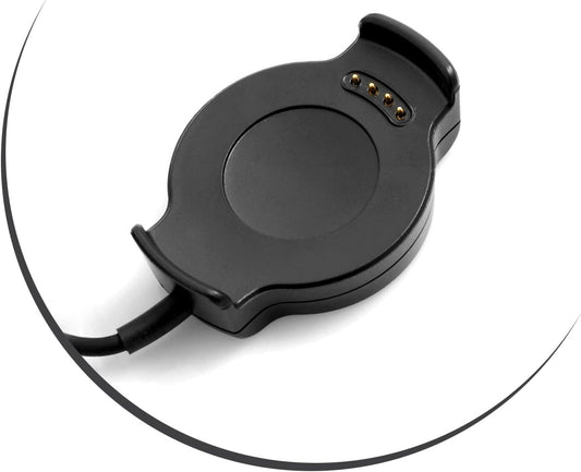 SYSTEM-S USB Docking Station Charger Charging Station Cradle Dock Charging Cable for Huawei Watch 2 in Black