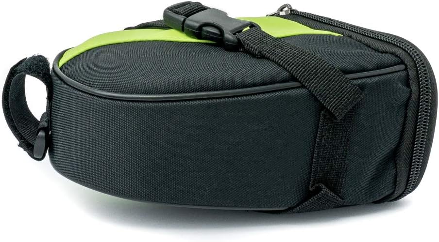 SYSTEM-S Fahrrad Sattel Tasche Halterung Befestigung wasserfest in Grün