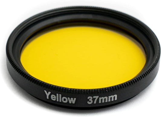 SYSTEM-S litasía, gul, 37 mm, skrúfsía fyrir ljósmyndun
