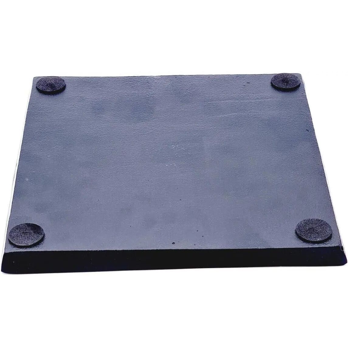 Dekoteller schwarz Dekoschale Metall Teller Schale Alu Deko 25x25 cm