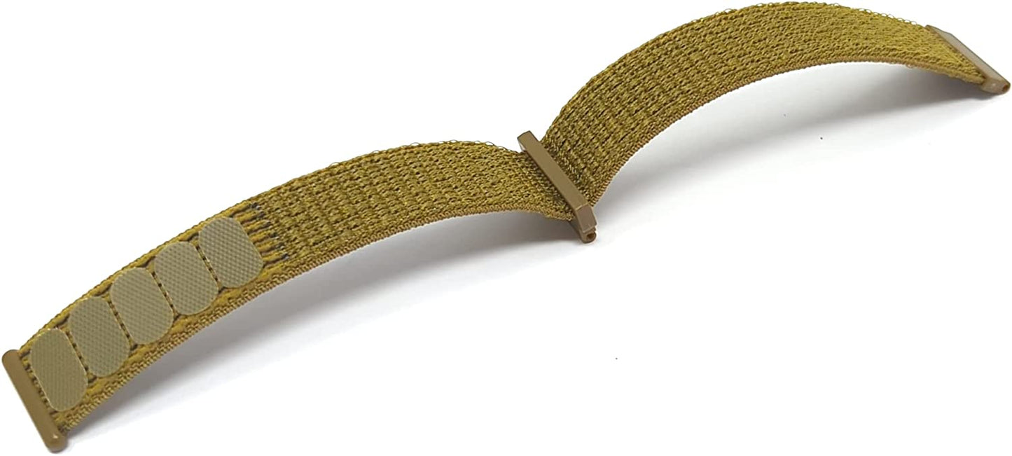 SYSTEM-S 22 mm nylon strap for Fitbit Versa 2 1 Litea Smartwatch in green
