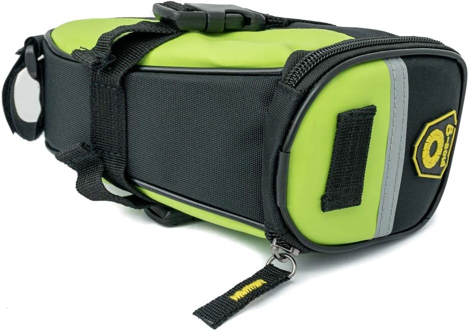 SYSTEM-S Fahrrad Sattel Tasche Halterung Befestigung wasserfest in Grün