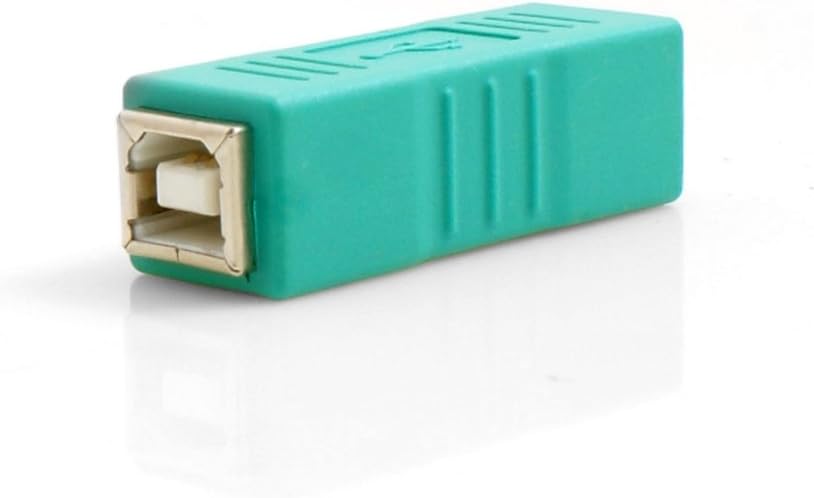 SYSTEM-S USB tegund B inntak í USB tegund B inntak millistykki snúru millistykki tengi grænt
