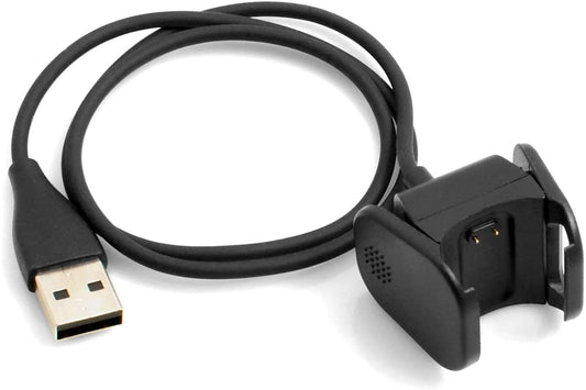 System-S Docking Station USB Cradle Cable for Fitbit Charge 3