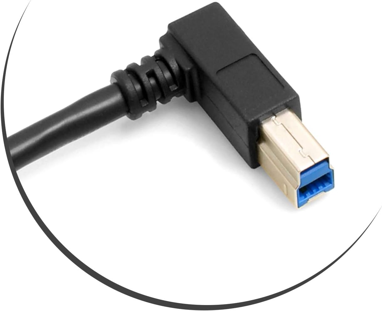 SYSTEM-S USB Type B 3.0 vinstri hornréttur á 19 pinna móðurborðssnúra
