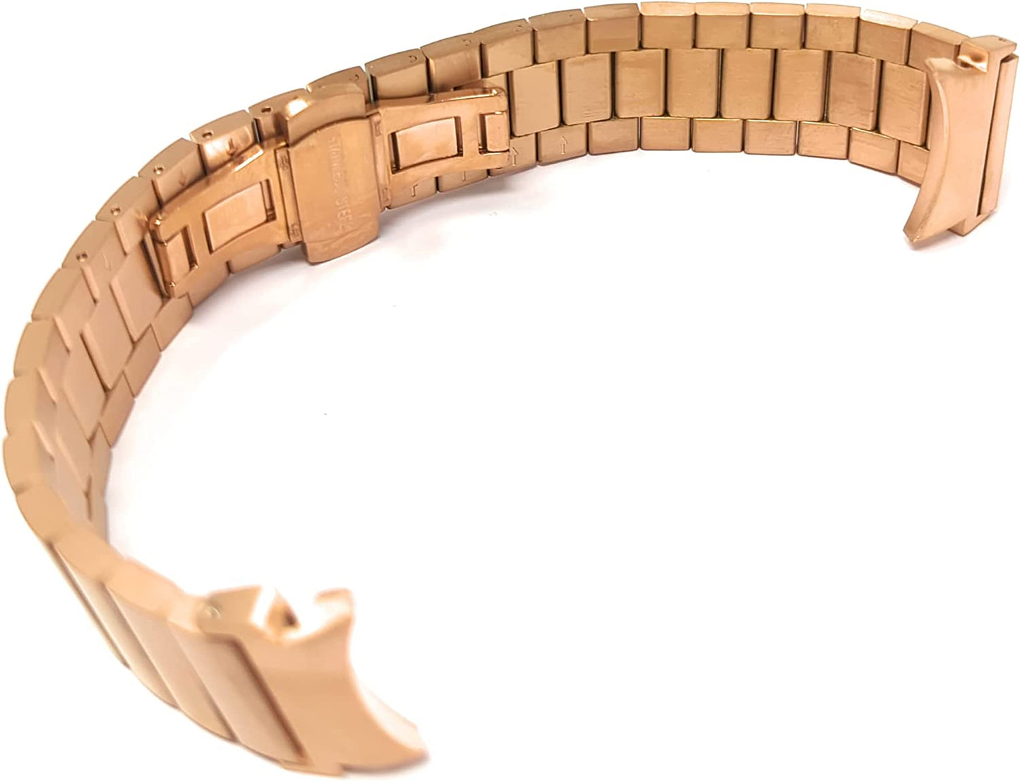 SYSTEM-S 20 mm málmól fyrir Samsung Galaxy Watch 4 snjallúr í bleiku