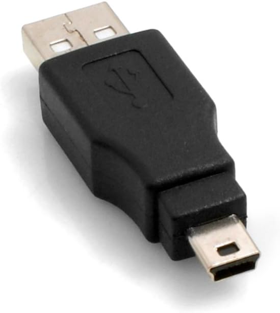 SYSTEM-S Mini USB 5Pin (Male) auf USB A (Male) USB Adapter