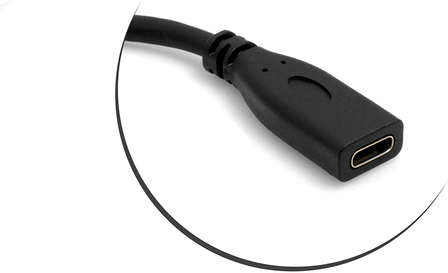 SYSTEM-S USB 3.1 Typ C Verlängerungskabel Kabel 20cm