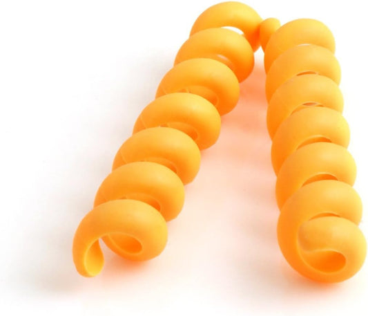 System-S Universal Cable Spiral Cable Conduit Cable Spiral Conduit Cable Ties Set of 2 in Orange