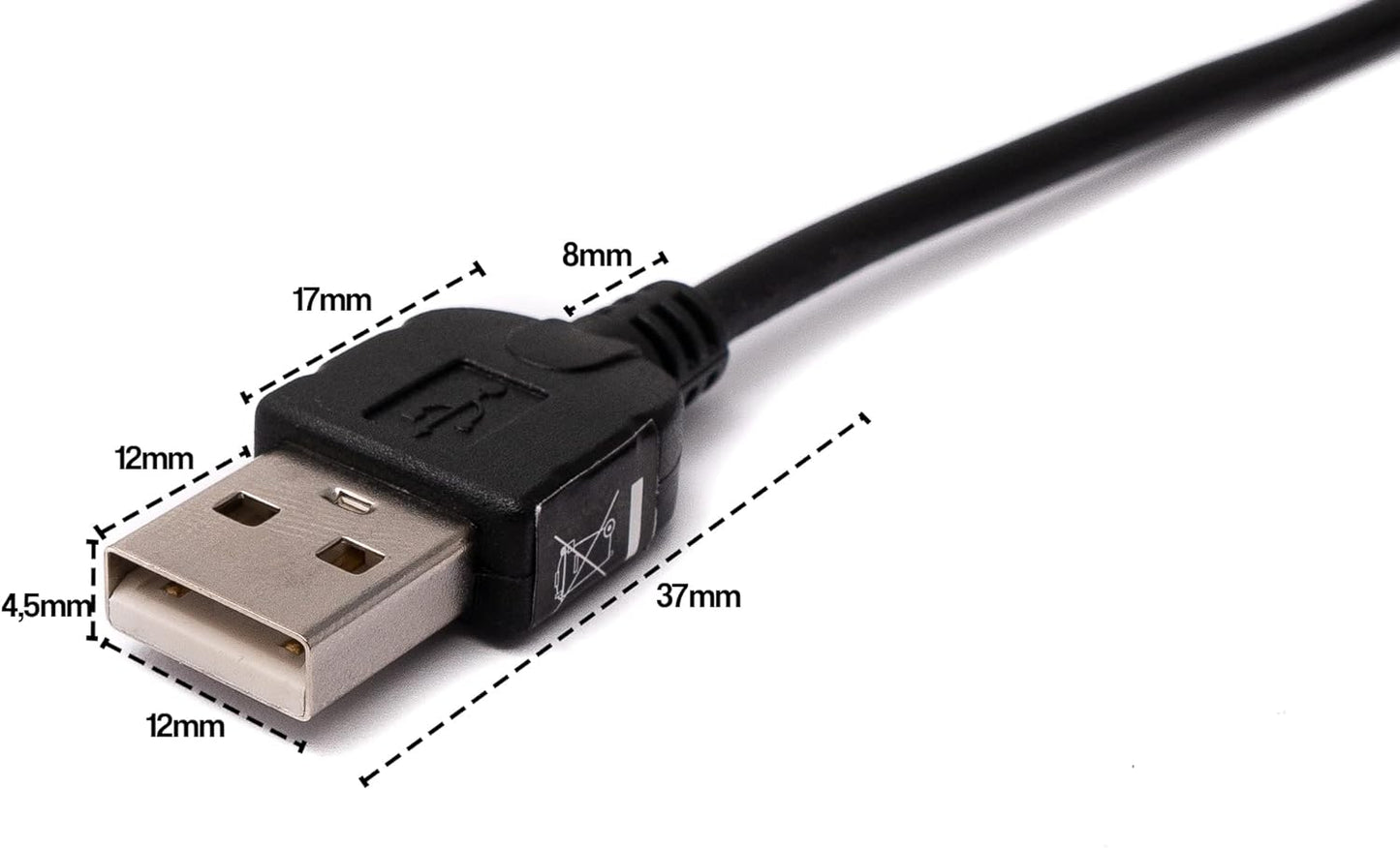 System-S USB Kabel Palm Handspring 1,5 m Treo 180 270 300 600
