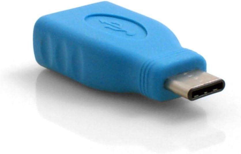 SYSTEM-S USB 3.1 Adapter Type C Male to A 2.0 Female in Blue