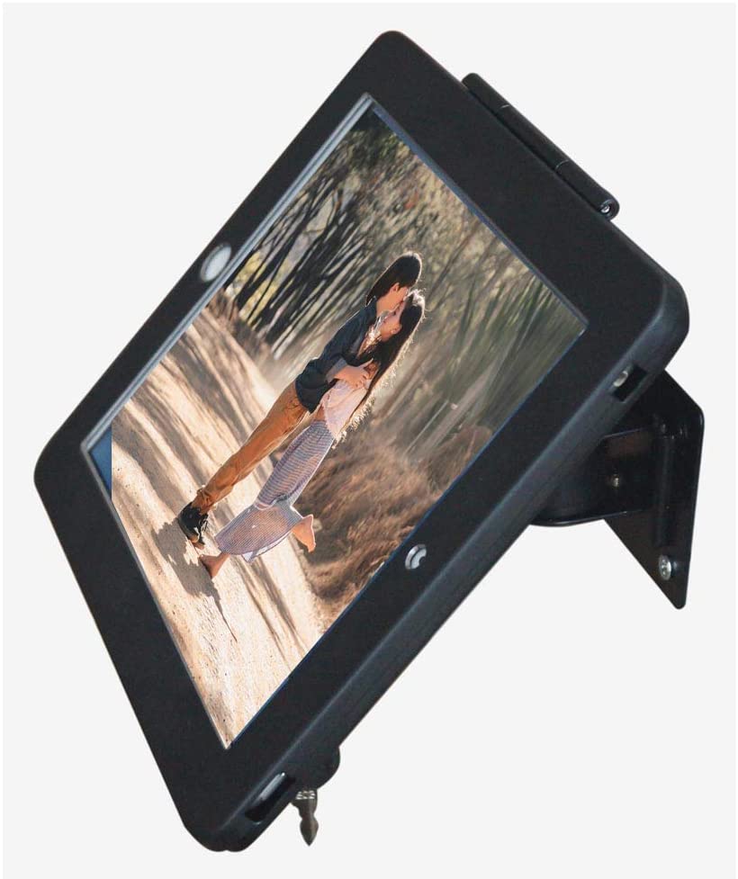 Læsanleg veggfesting frá System-S í svörtu fyrir iPad Pro 10,5" (2017) iPad Air 3 (2019) A2152 A2123 A2153 A2154 A1701 A1709
