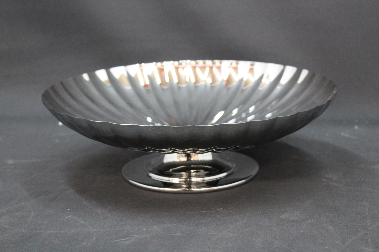 B-flokks Georg Jensen Bernadotte skál með fæti, ávaxtaskál