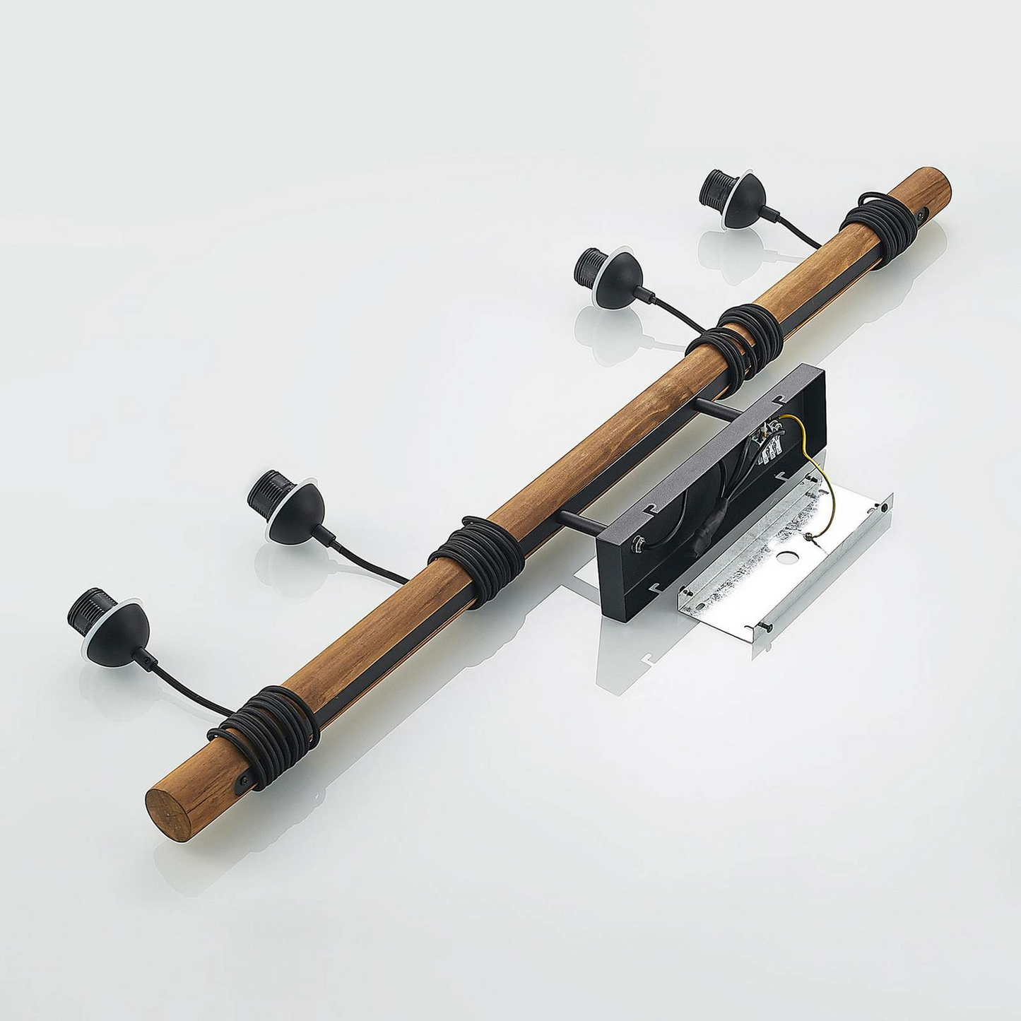 B-stock Lindby Bamila hanging light hanging light lamp light metal wood 4 bulbs 987