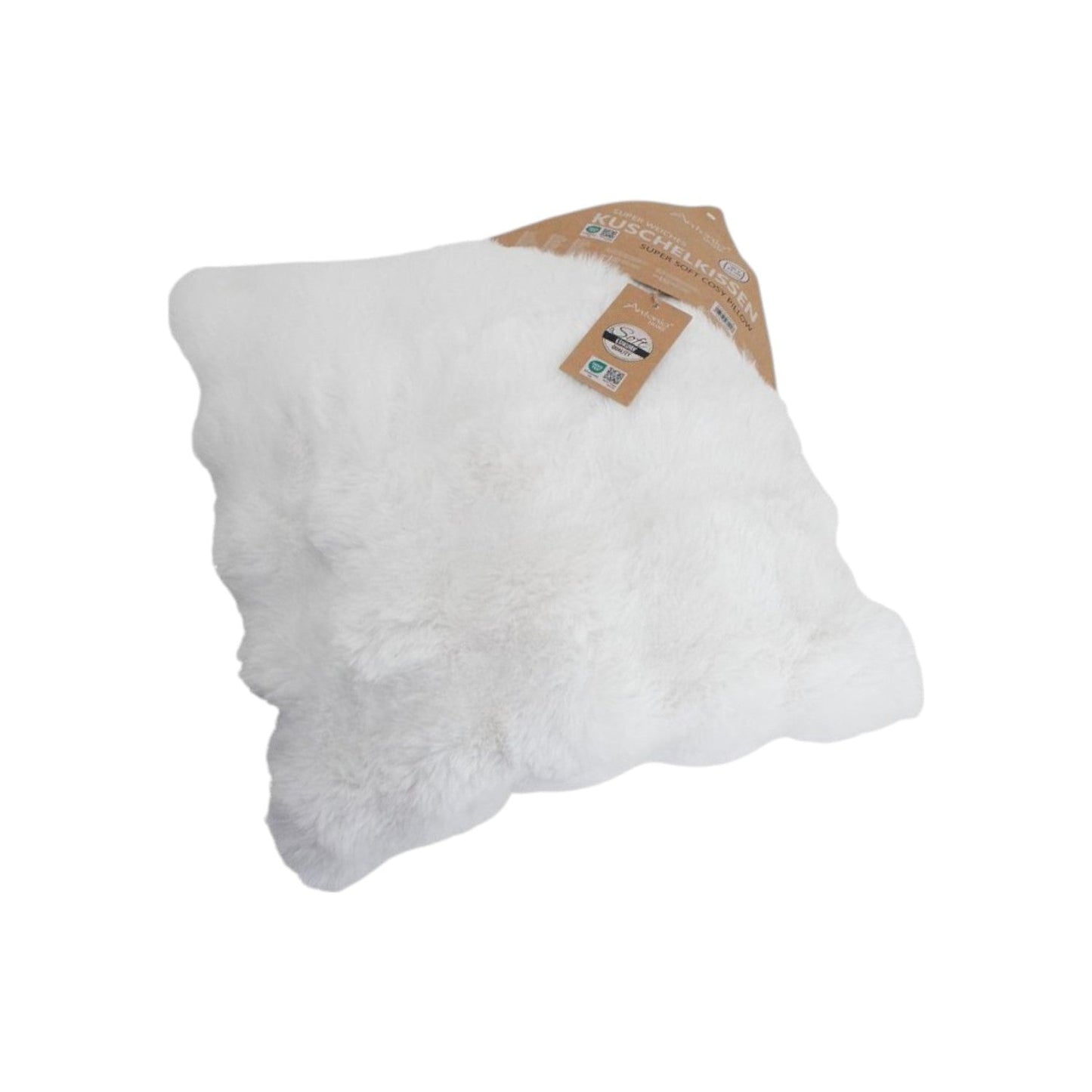 Dekokissen in Kunstfell-Optik » Zierkissen 45 x 45 cm » Sofakissen & Kuschelkissen » weiches Kissen mit flauschigem Fell