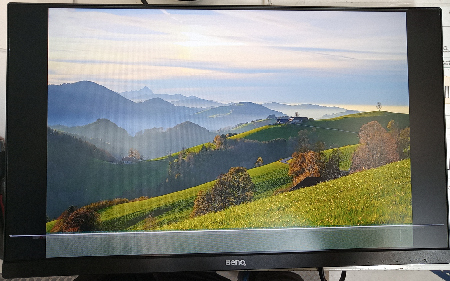 BenQ GW2475H Full HD skjár á lager, 61 cm, gallaður varningur.