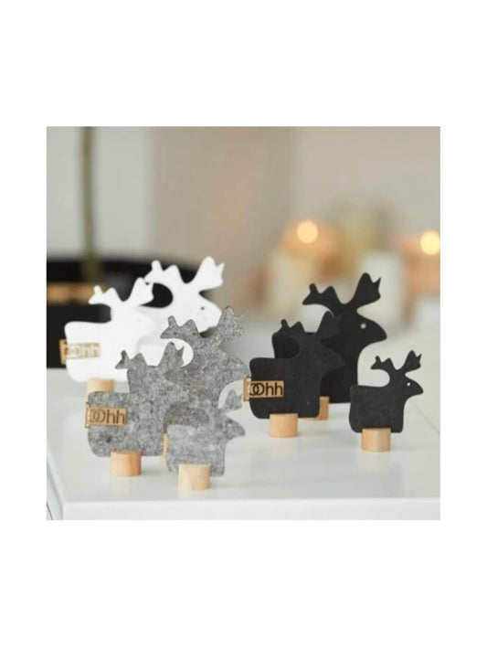 Filz Rentiere 3er Set, in 3 Farben
