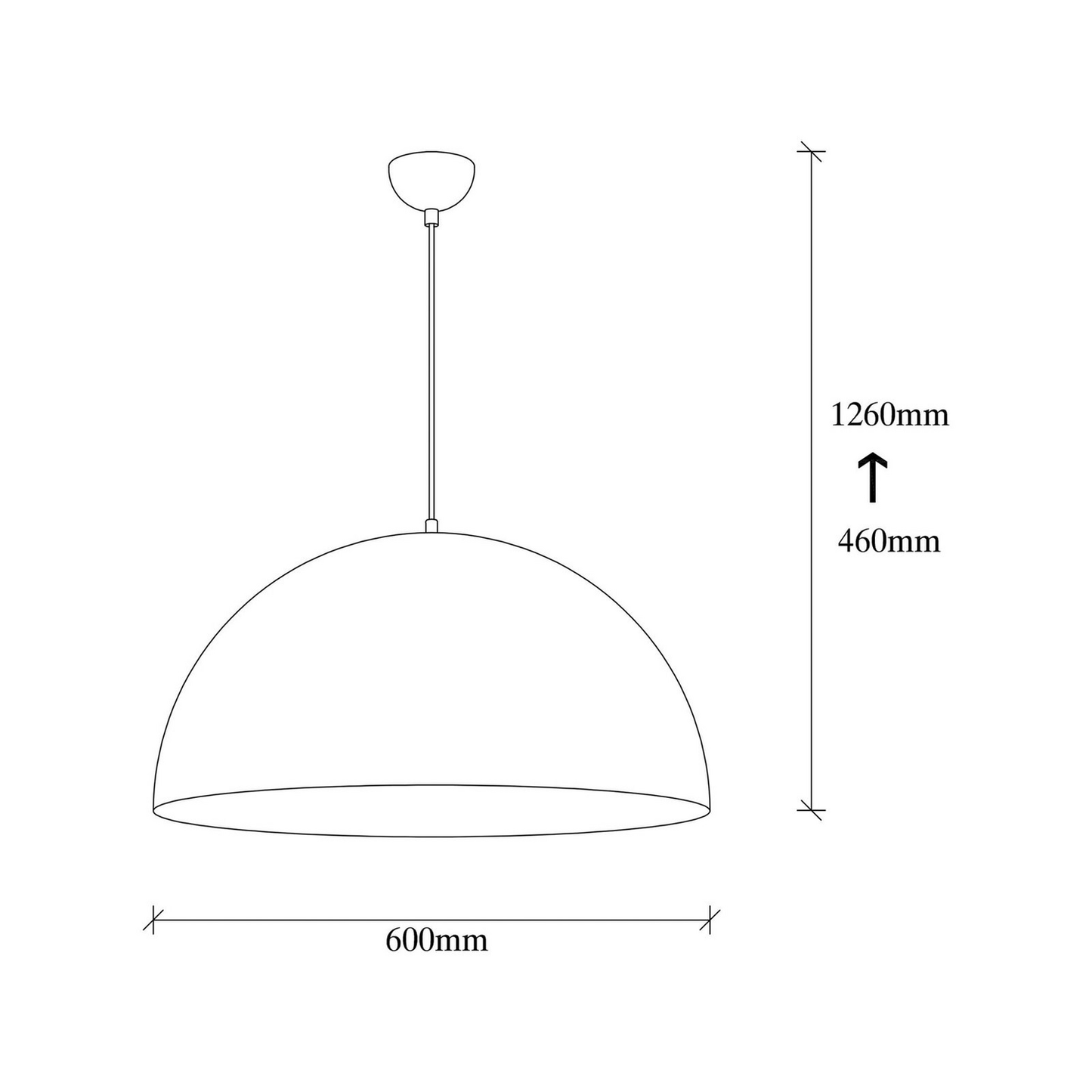 B-flokks hengiljós Berceste 236 S ø60cm Hvítgull loftlampi Loftljós Lamp Spot