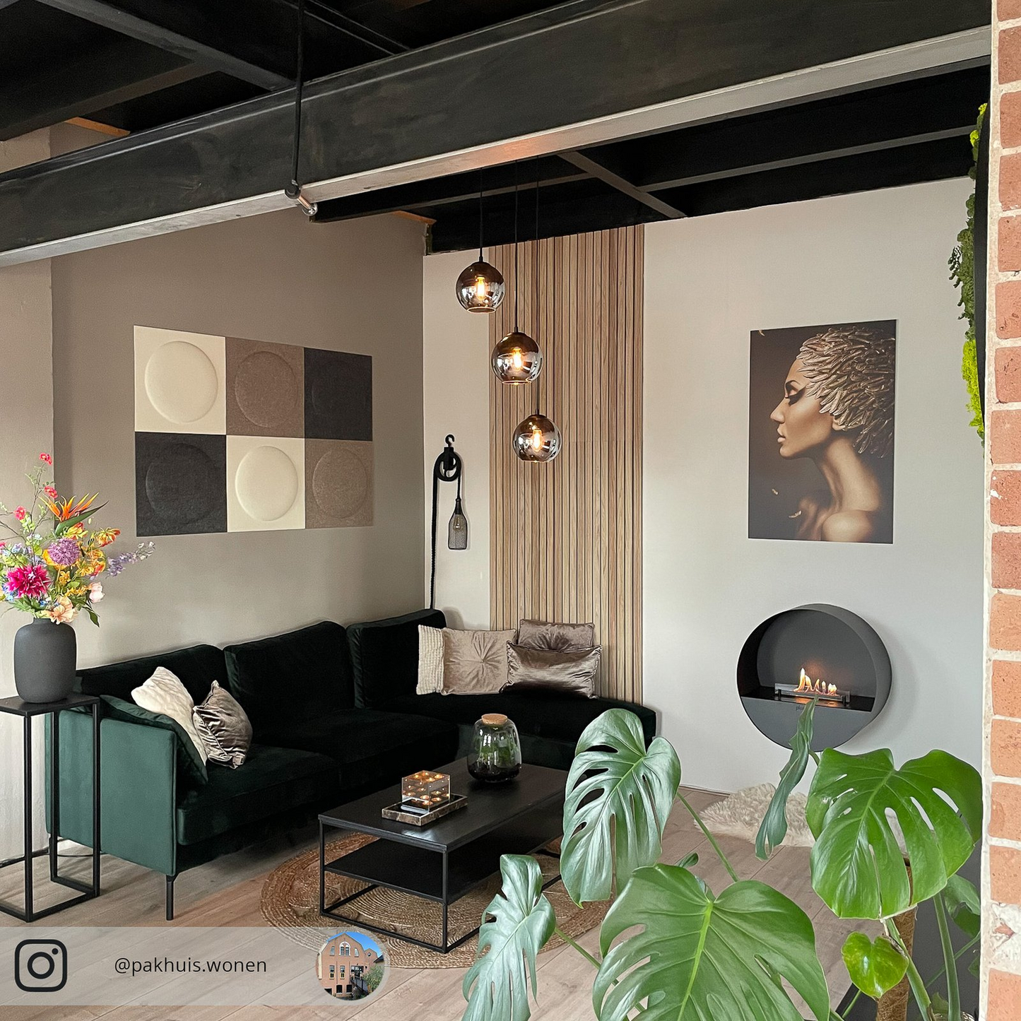 B-grade Lindby Jurian pendant light, hanging lamp, ceiling lamp, 3-bulb E27, Black 942