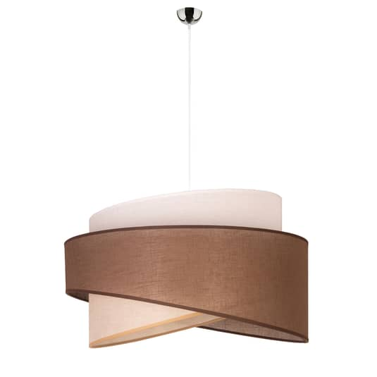 B-grade Euluna Brooklyn pendant light, brown beige, ceiling lamp, pendant light, ceiling lamp, E2