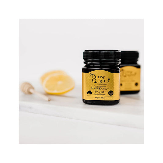 High Strength Manuka Honey 800+ MGO – 250g Australian Raw Honey, Cold Extracted