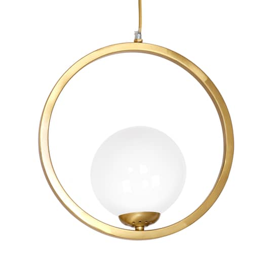 B-stock Euluna hanging light hanging light lamp light Vienna opal glass brass 1 Flam918