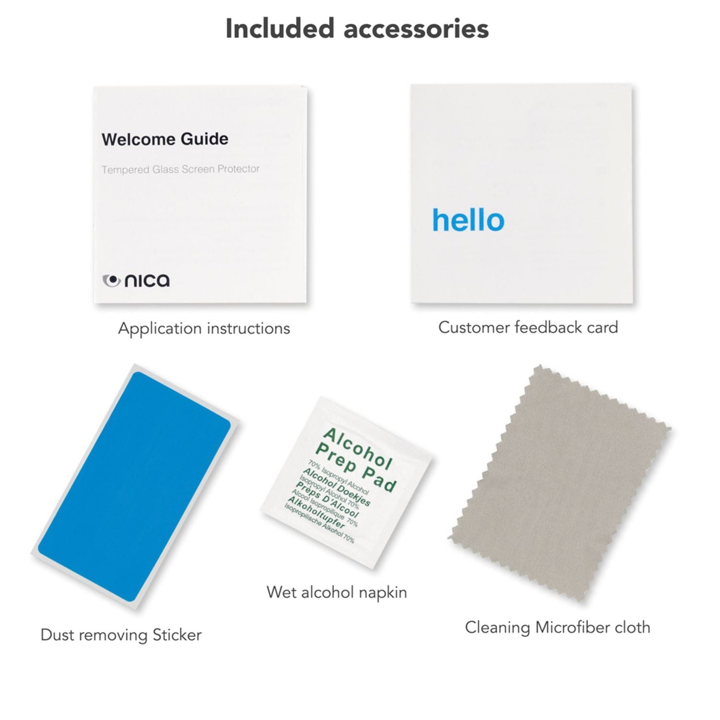 NALIA tempered glass screen protector for MediaPad T3, 9H glass film for tablets, protective film for screens