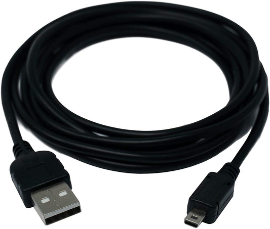System-S USB 2.0 snúra fyrir USB-A í USB Mini-B 8 pinna 180 cm