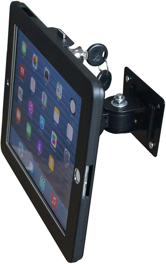 Læsanleg veggfesting frá System-S í svörtu fyrir iPad Pro 10,5" (2017) iPad Air 3 (2019) A2152 A2123 A2153 A2154 A1701 A1709