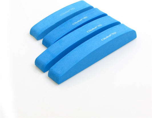 SYSTEM-S set of 4 car edge protectors, car door edge protectors, bumper protectors, self-adhesive in blue