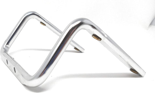 SYSTEM-S bicycle saddle double water bottle holder device Color: Silver