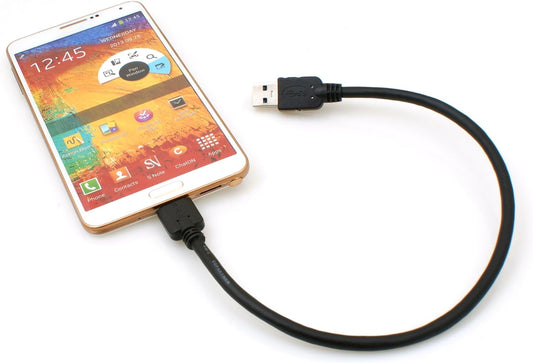 System-S Micro USB 3.0 snúra gagnasnúra og hleðslusnúra 30 cm