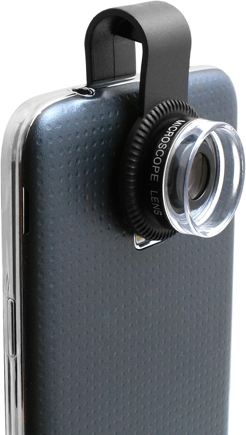 System-S Universal Clip-on 30x smásjárlinsa fyrir snjallsíma og spjaldtölvur