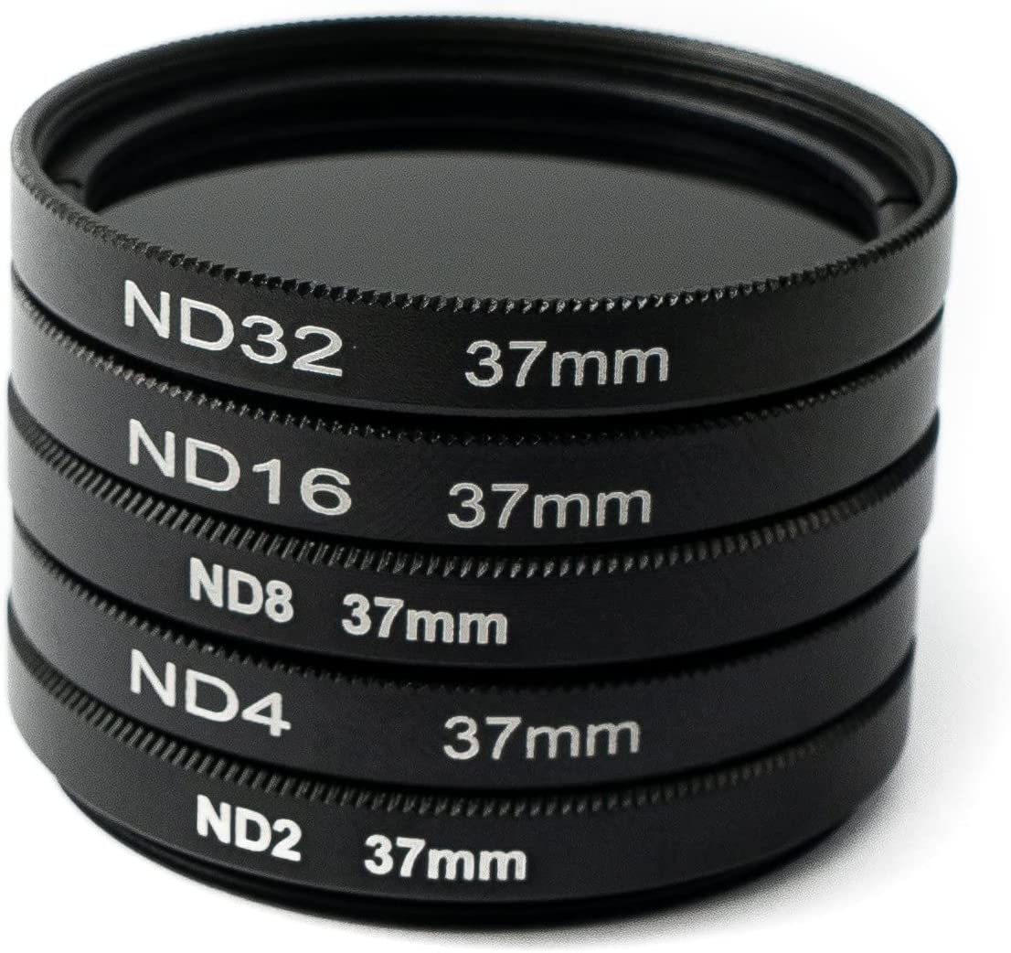 SYSTEM-S ND síusett 37 mm hlutlaus þéttleiki með hulstri og tösku fyrir iPhone 14 Pro Max