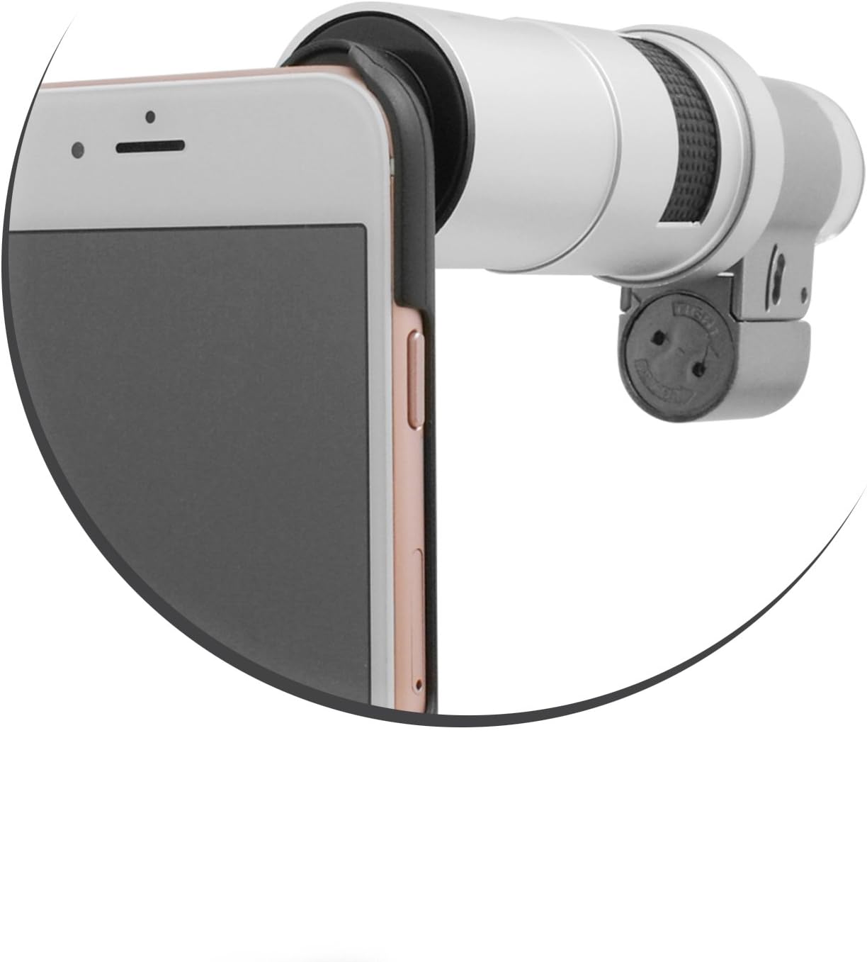 System-S ljósmyndaklemmusmásjárlinsa með 200x smásjá, LED og útfjólubláu ljósi fyrir iPhone 6 6s og snjallsíma og spjaldtölvu.