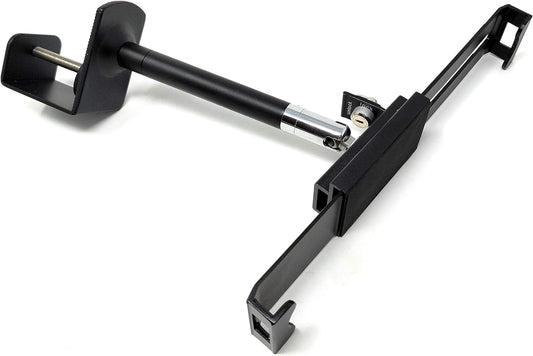 SYSTEM-S Table Mount with Lock Fastening Metal Black for Tablet from 9" to 13"