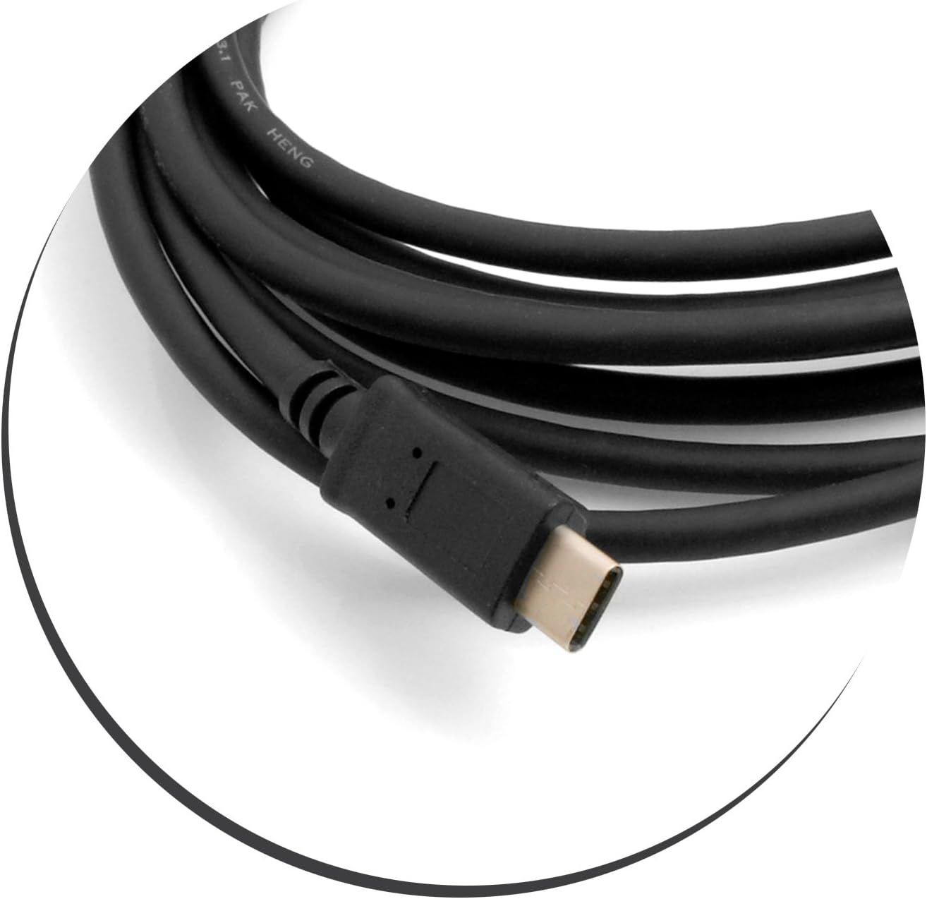 SYSTEM-S USB Type C 3.1 (male) to USB Type C 3.1 (male) cable data cable charging cable 300 cm
