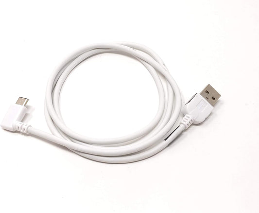 System-S USB 3.1 Type C 90° hallaður í USB 2.0 A snúru 200 cm