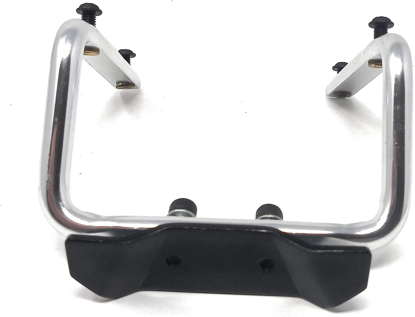 SYSTEM-S bicycle saddle double water bottle holder device Color: Silver
