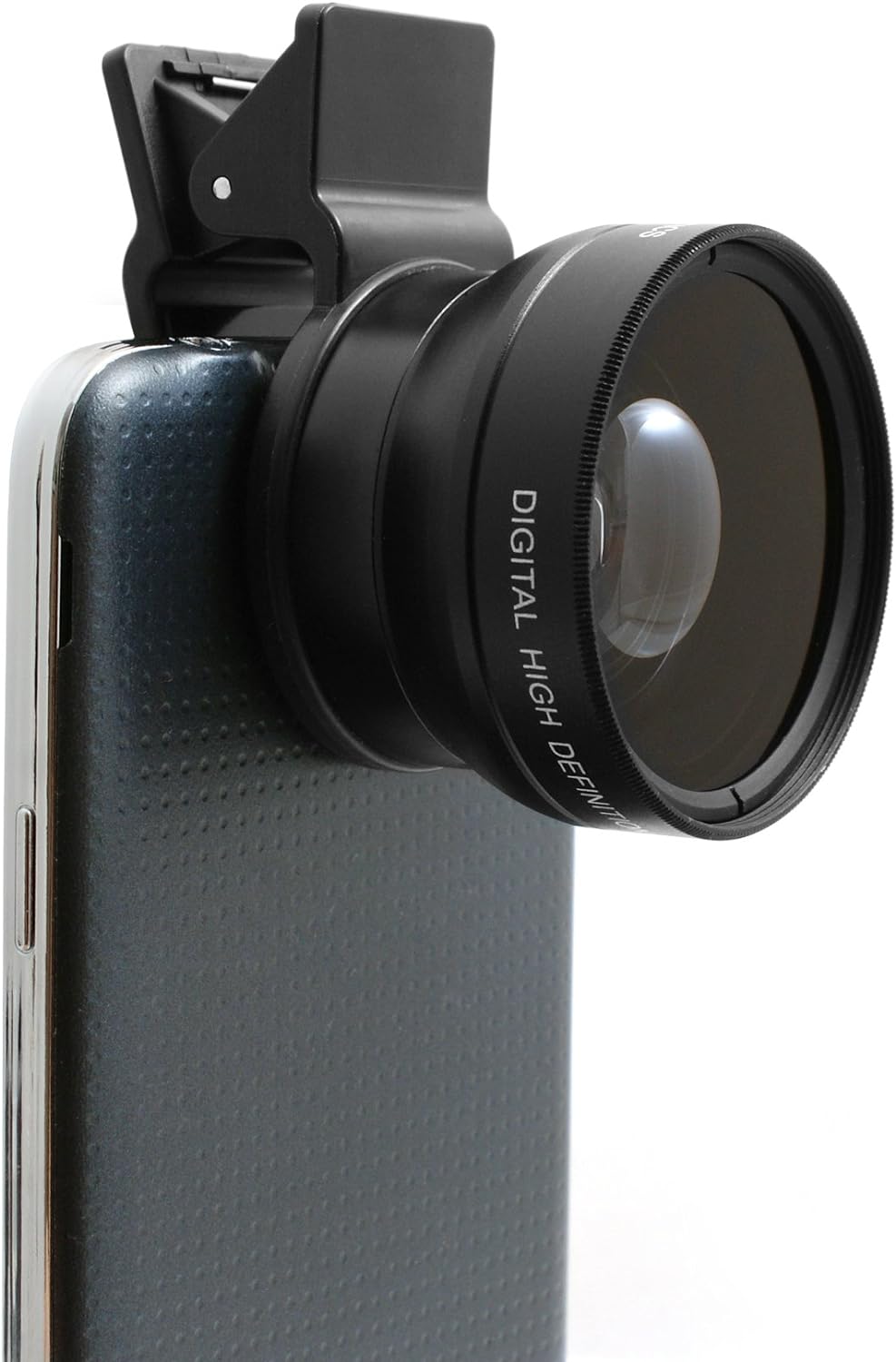 System-S 37mm Clip-on 0.45X Super Weitwinkel und Makro Linse Objektiv für Smartphone Tablet PC