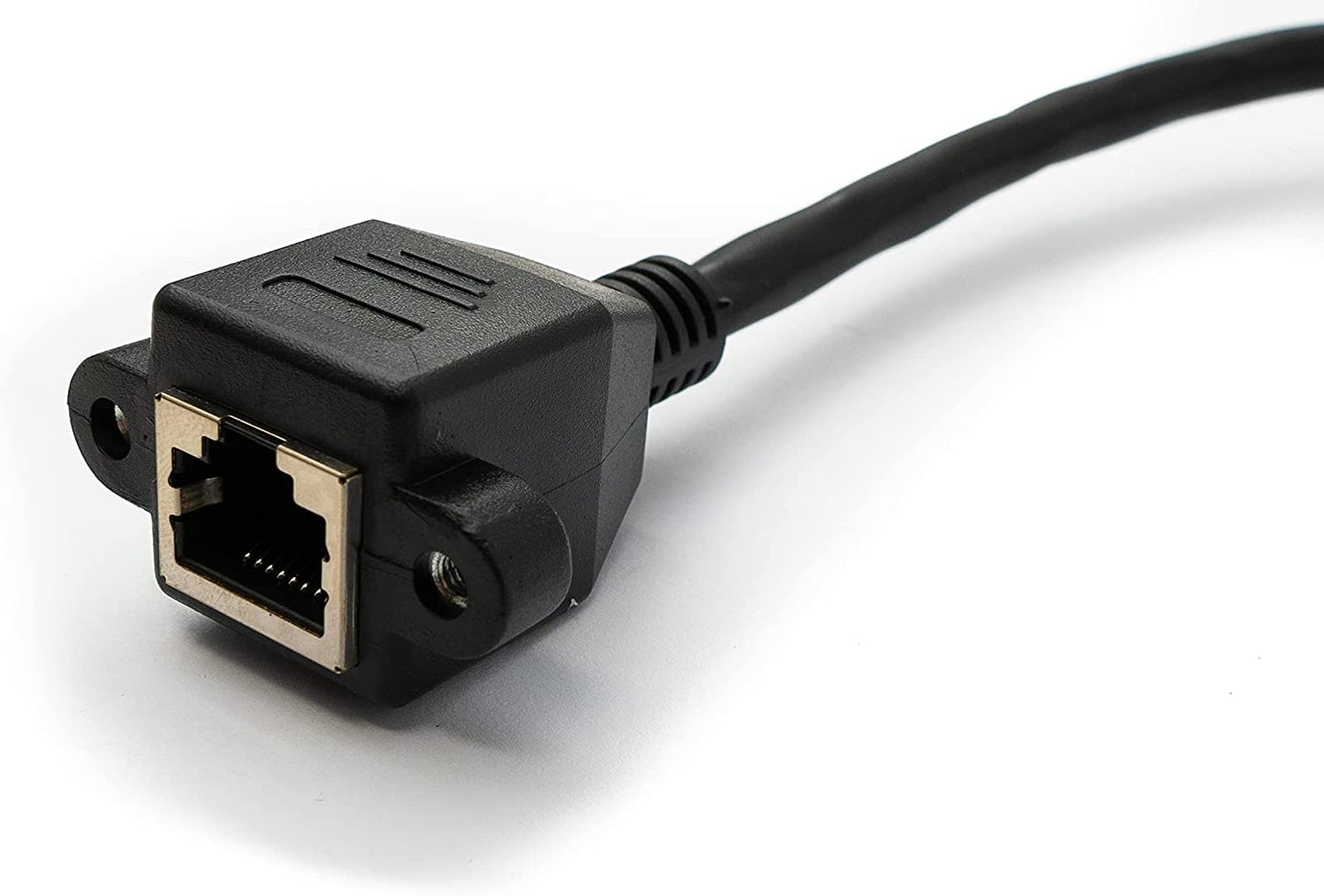 SYSTEM-S USB 2.0 cable 100 cm Type A male to Mini B male spiral angle in black