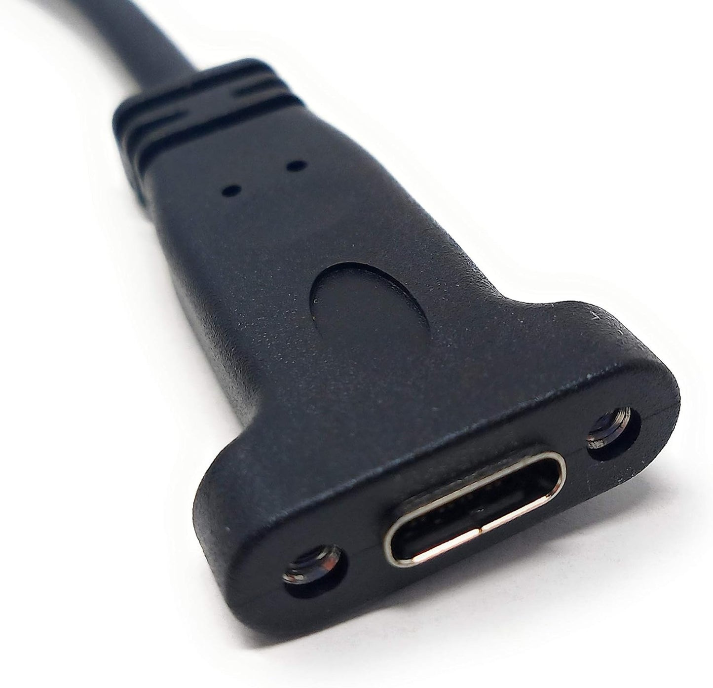 System-S USB Type A 3.0 karlkyns í USB Type C kvenkyns fyrir spjaldsfestingu, 21 cm