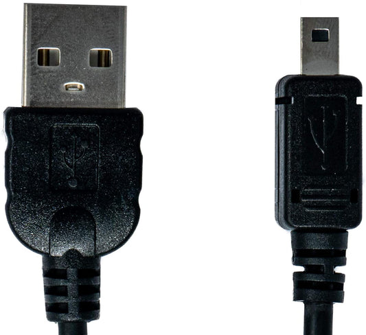 System-S USB 2.0 snúra fyrir USB-A í USB Mini-B 8 pinna 180 cm